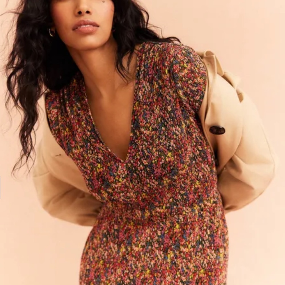 Boden Multicolor Midi Dress
